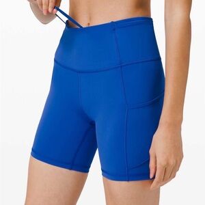 Lululemon Fast and Free Short 6" *Non-Reflective
Cerulean Blue running Shorts